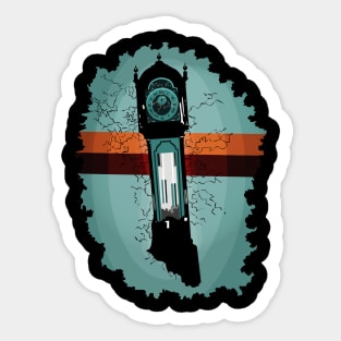 Stranger Things Clock Sticker